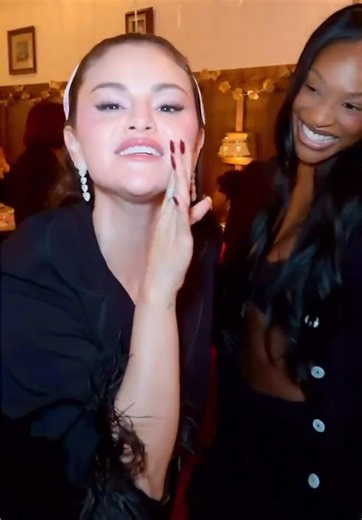 Selena Gomez Wows at Rare Beauty Galentines Event in PJs