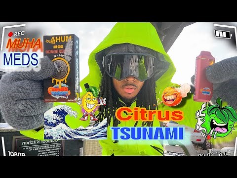THCA MUHA MEDS Citrus TSUNAMI Delta9, Melted Diamonds, Exotic Blend 3.5 Gram Sativa Disposable!!