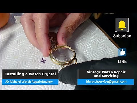 Installing a Watch Crystal