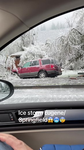 #icestorm #eugeneoregon #springfieldoregon