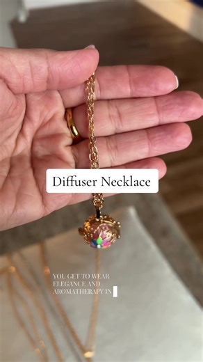 This is my first diffuser necklace and I am so excited to try it. #necklace #necklaces #diffusernecklace #diffuser