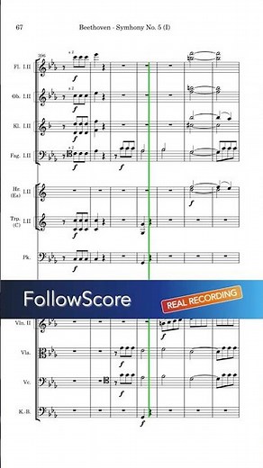 Beethoven – Symphony No. 5 (Full Score) in C minor, Op. 67: 1st Movement | Sheet Music