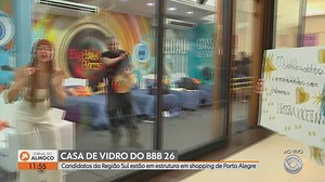 Casa de Vidro do BBB 26 agita shopping em Porto Alegre