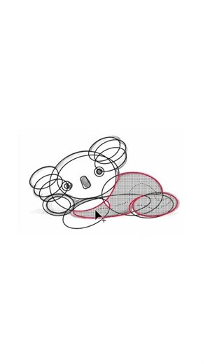 Design logo using circles and lines