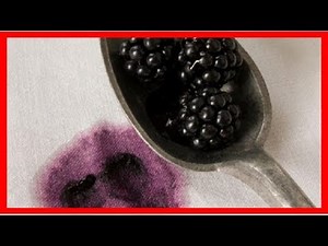 4 Astuces Efficaces Pour Nettoyer les Taches de Fruits Rouges.