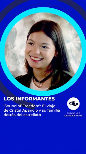 Caracol Televisión on Instagram: "Vía @Los_Informantes | La joven actriz Cristal Aparicio, quien interpreta el papel memorable en la película ‘Sound of Freedom’ habla de cómo se ha abierto paso en el mundo del arte y a su vez, cómo esto le ha cambiado la vida y la de su familia. Revive la historia completa en @CaracolPlay o en el enlace de nuestra biografía."