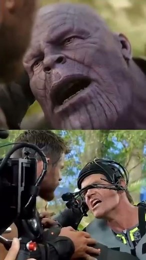 Reality of Thanos scenes shooting | Avengers Infinity War behind the scenes #shorts