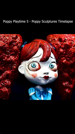 Poppy Playtime 5 - Poppy Sculptures Timelapse #poppy #poppyplaytime #poppyplaytimechapter5 #fyp