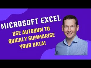 How to Use AutoSum in Excel - Quick and Easy Tutorial