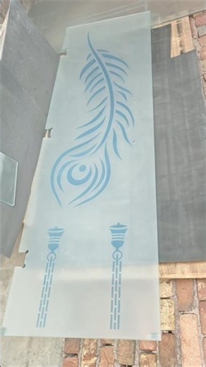 design in Toughened glass | New temple gate design in glass #new #trending #design