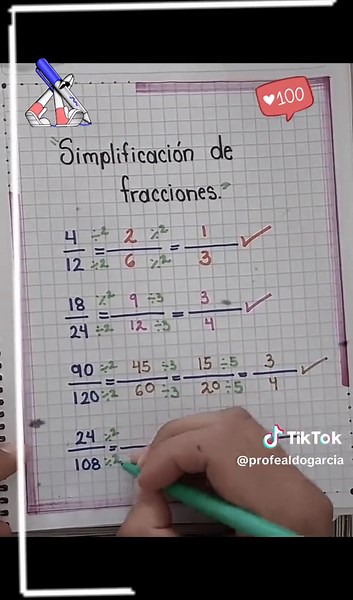 Simplificación de Fracciones: Aprende Matemáticas Fácilmente