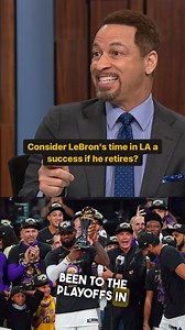 51K views · 1K reactions | LeBron won a championship with the Lakers, and considering where they were — hadn’t won in 10 yrs or been to the playoffs in 6 — and he broke Kareem’s record in a Lakers jersey, it’s absolutely a success. | First Things First on FS1 | Facebook