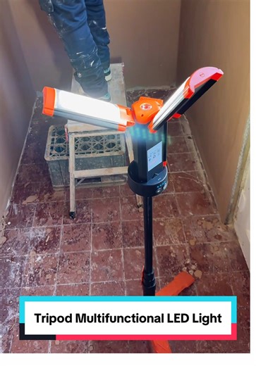 Rechargeable LED Work Light with Tripod Stand Features