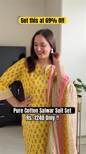 Mummy ki pasand wala Salwar Suit Set for Rs. 1240 *69% off !! #kurti #indianfashion #indianwear
