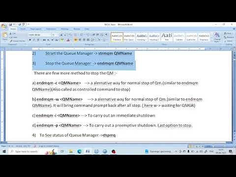 Create , delete ,start , stop of Queue Manager through Script | IBM MQ #ibm #iib #middleware #mq