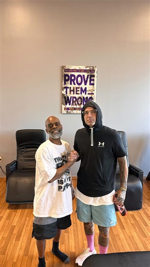 Dr. Ross AKA The Real “Freeway” Rick Ross on Instagram: "Quick morning Work With My Man Yelawolf 🐺💪🏾💰…. Pr1mo killed us 😂. #freewayrickyross #fitlikerick #yelawolf #nashville"