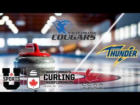 DRAW 1 (Fixed) | Sault Cougars vs Concordia Thunder (M) - 2026 U SPORTS/CCAA Championships