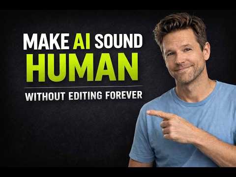 How to Make AI Sound Human (Without Editing Forever)