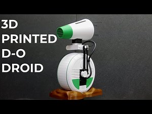 REAL STAR WARS D-O Droid 3D printed