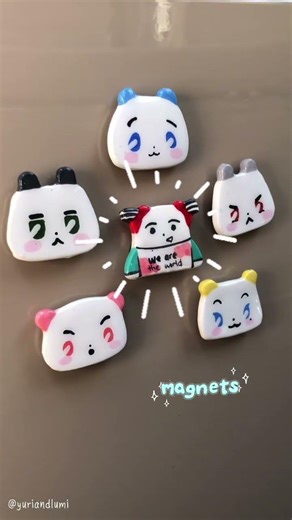 Plave MMMMM trinkets I made #plave #clay #플레이브 #artist