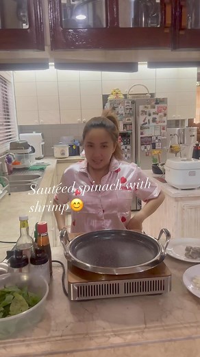 21K views · 941 reactions | How to cook sauteed spinach with shrimp my brunch for today  #spinach #sauteedspinach #cooking #recipe #lunch | Atty Jem Sy | Facebook