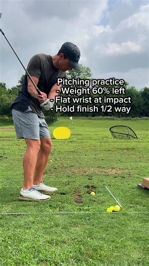Day 15: Pitching practices. I’m grinding it out! #golftiktok #golf