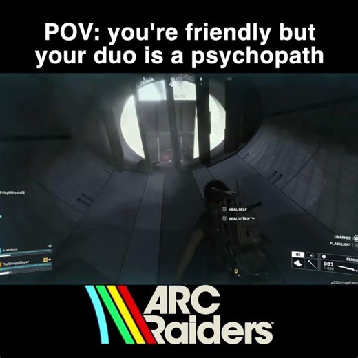 Psychotic Duo #arcraiders #gaming #memes #duo #console #xbox #ps5 #pc #pvp #event #edit #funny