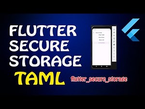 Flutter Secure Storage Tutorial | Protecting Data in Flutter Apps | Dilip Coder | Tamil