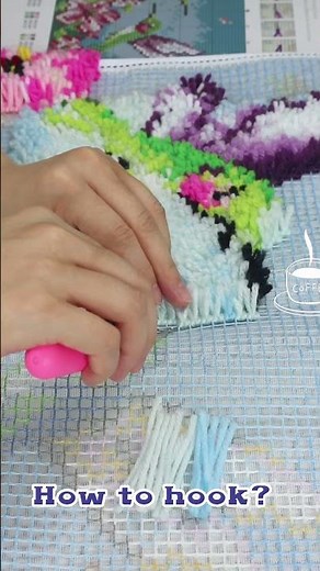 Creating Beautiful Home Decor with Latch Hook Kits: The Ultimate How-To Guide#shorts