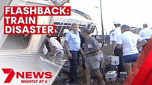 25K views · 166 reactions | FLASHBACK: The South East's worst electric train disaster. In 1985 two commuter trains collided head-on in Logan. The exact location of the accident is back in the headlines, with authorities eager to re-route the notorious stretch of track. 7NEWS at 6pm. More local news: 7news.com.au/news/brisbane #Flashback #7NEWS | 7NEWS Brisbane | Facebook