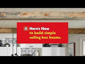 Build Simple Ceiling Box #Beams, Here’s How