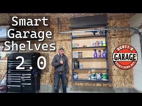 ** My Garage Shelves Just Got Smarter (and WAY Cooler) **