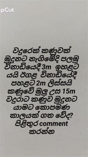 ගණිත ගැටලුව! 🐒📏 | Monkey & Pole Math Trick