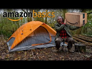 Was it a good idea to camp with Amazon Basics in the rain?
