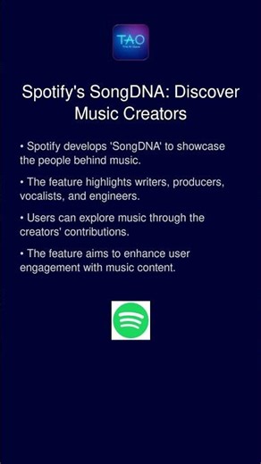 Spotify's SongDNA: Discover Music Creators