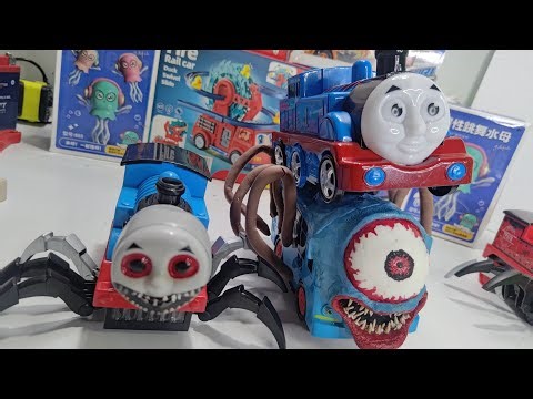 Oddly Satisfying Review Toys Thomas and Friends, Choo Choo Charles Spider Train, Bus Tayo Eater Toys