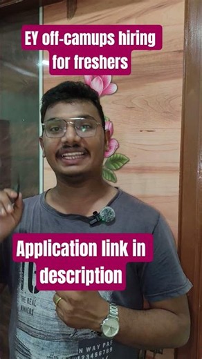 EY Freshers Hiring 2026 | Apply Before It's Gone! #freshers #job #explore #ey #youtube #education