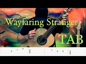 Wayfaring Stranger (Easy Arrangement) with TAB