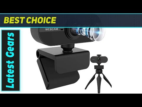 `Full HD 1080P Webcam with Microphone | Best Plug-and-Play Camera for PC & Mac