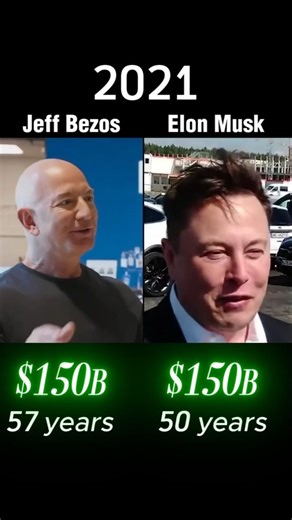Jeff Bezos VS Elon Musk, Who is RICHER? 💵💰 #shorts
