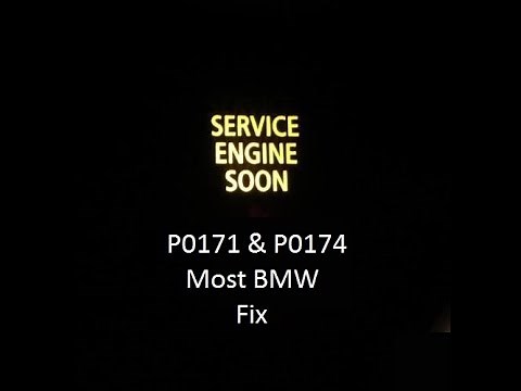 How to fix / find OBD code P0171 and P0174 on BMW