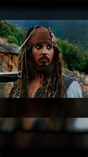 Captain Jack Sparrow - niche kudne se to Bach jaunga😂💀 | Pirates Of The Caribbean Movie #shorts