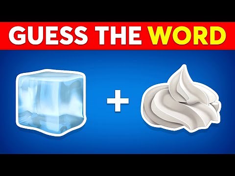 Guess the WORD by Emojis? 🤔 Emoji Quiz (101 Words)
