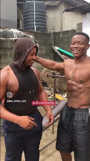 African Natural bodybuilders / muscle flexing #flex