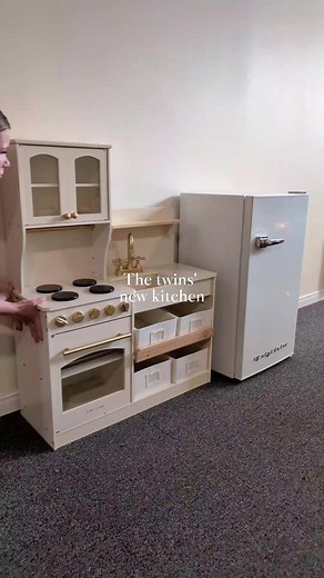 Restocking My Kids Mini Fridge - Toddler Kitchen Fun