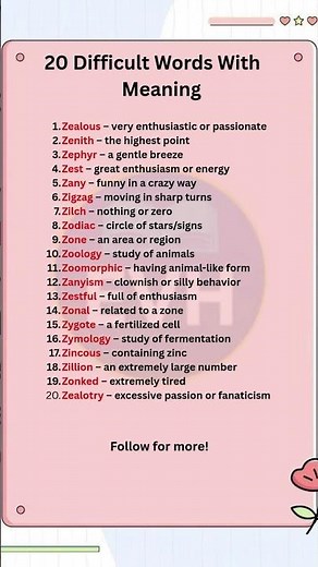 20 Advanced English Words Starting with Z | Vocabulary for IELTS, Banking & SSC | A–Z Series🎯