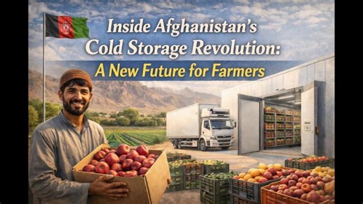 Inside Afghanistan’s Cold Storage Revolution A New Future for Farmers#viral #banana #agriculture | Ajmal Sohail Stanikzai