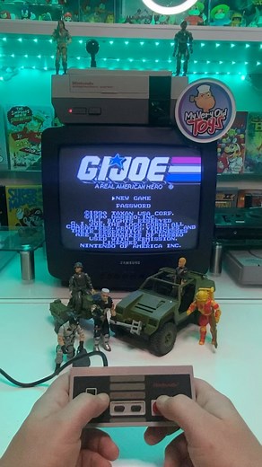 What was your favourite GI Joe? Did you also use to play with action figures around your Nintendo? #retrogaming #nintendo #nes #gijoe #actiofigure | My Very Old Toys