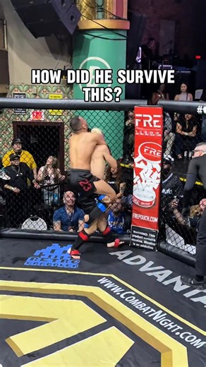 Did get got tho ••••••••••••••••••••••• Another crazy moment from Combat Night Orlando! Seems like a lot of fighters are opting for the Michael Chandler method after getting their back taken on their feet. What would you do? Follow for more MMA highlights! #comhatnight #championsleague #inspiration #discipline #motivation | Combat Night