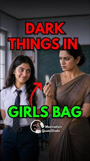4 Banned Things 🚫 in Girl’s School Bag